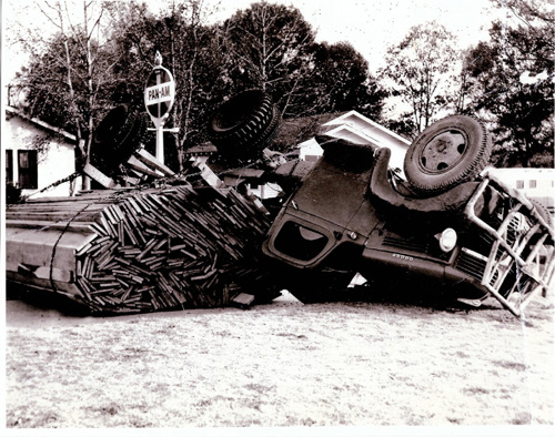 Historical Image of an Automobile Accident