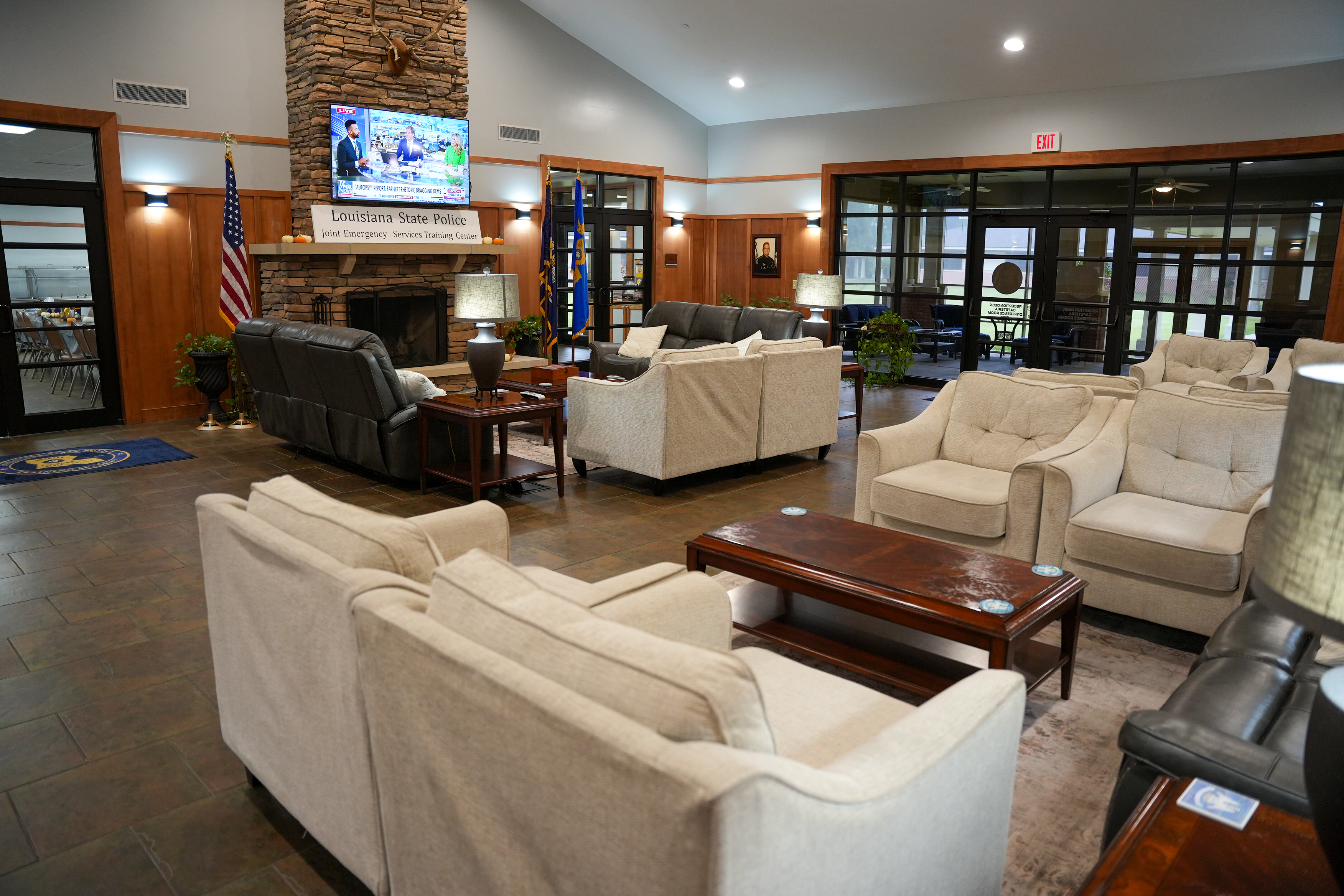 Reception area at the Staff Development Center