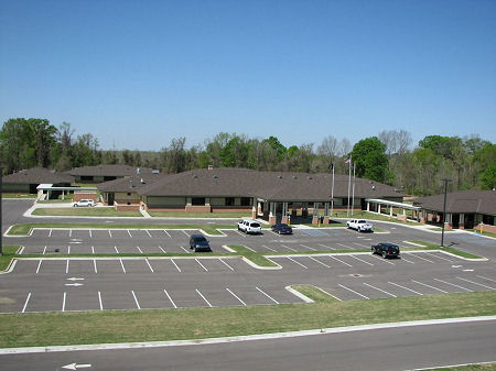 Parking area at the Staff Development Center