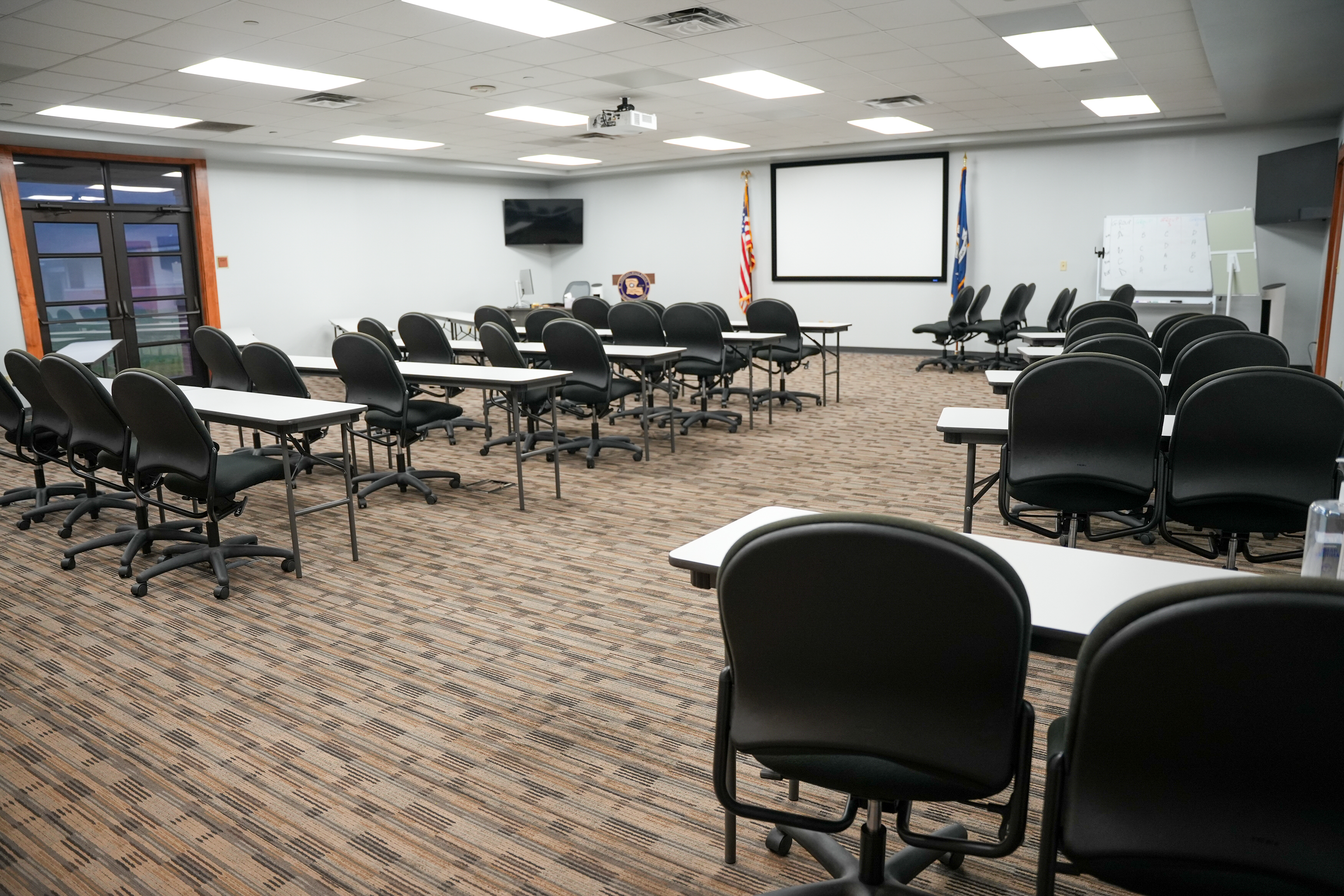 Audubon Room training space at the Staff Development Center