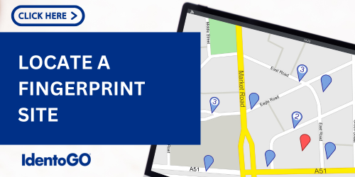 Click here to locate a site for a fingerprint card