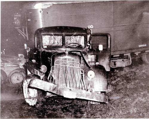 Historical Image of an Automobile Accident