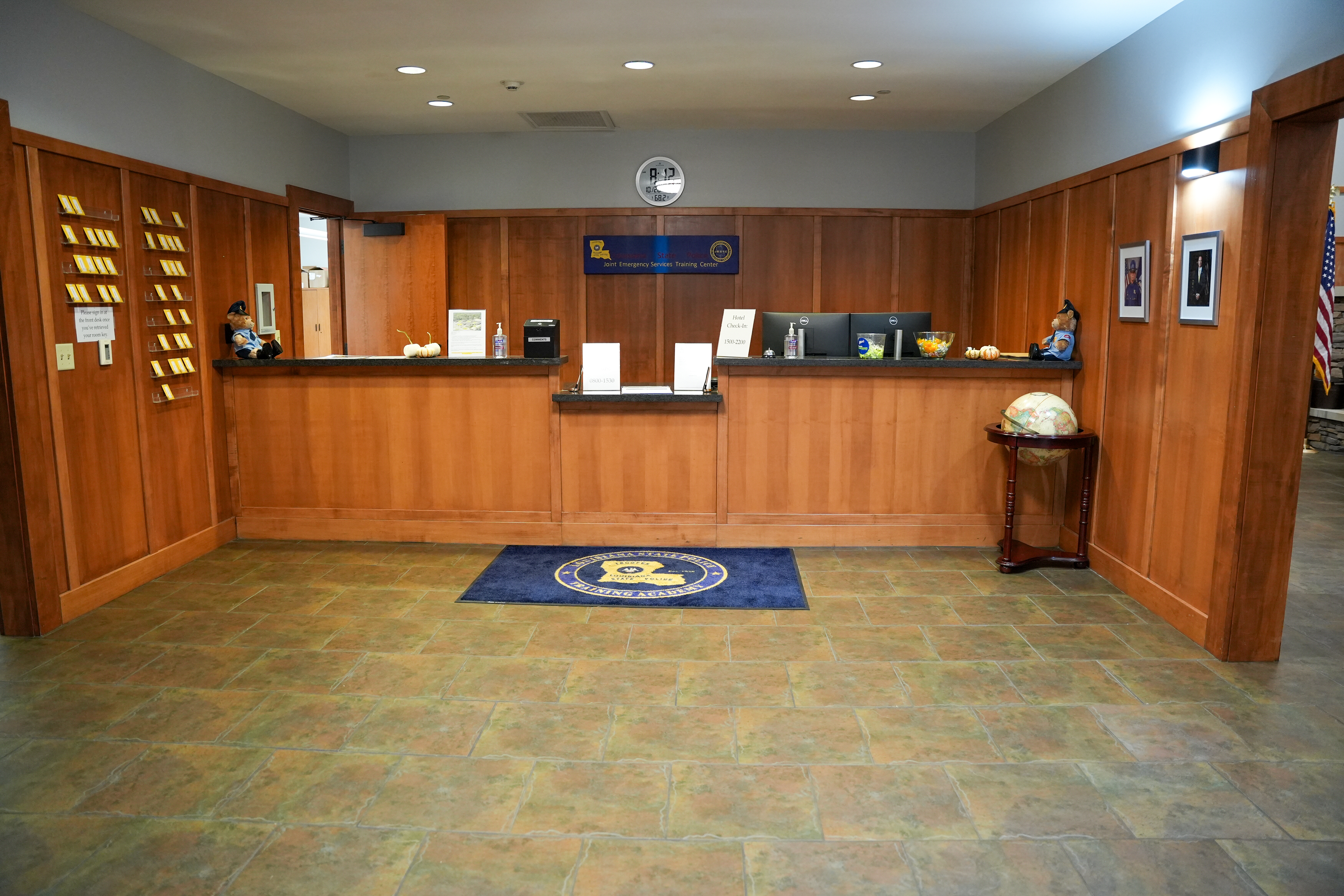 Check-in Area at the Staff Development Center