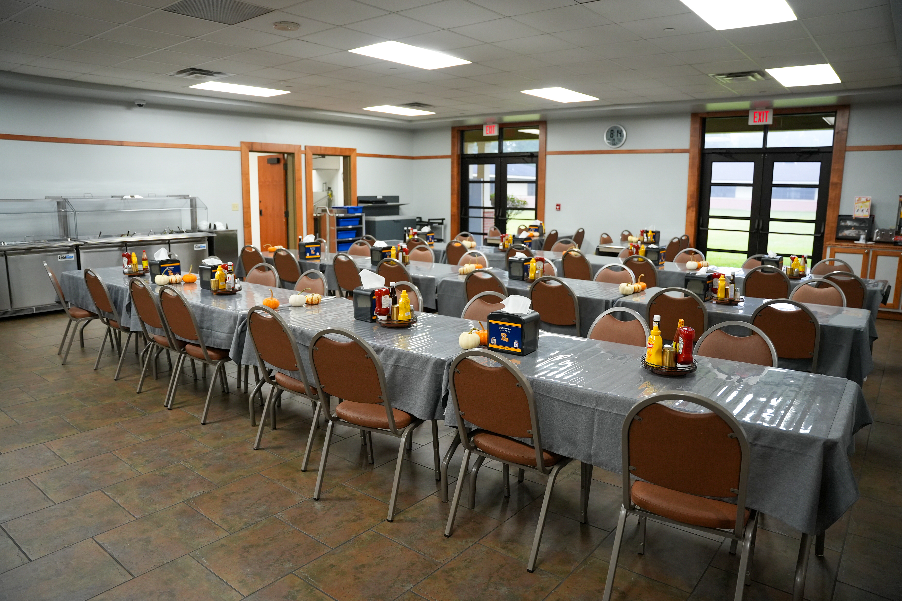 Dining facility at the Staff Development Center